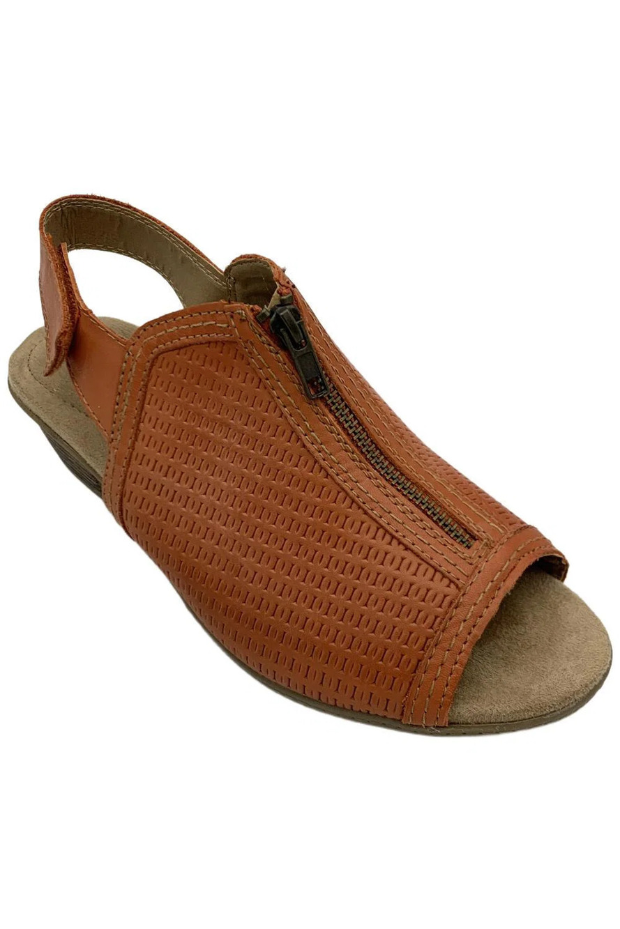 Earth Origins Women's Marietta Maureen Leather Sandal Ginger Spice - Wide - Picture 1 of 3